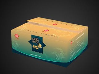 鳗鱼块纸箱包装设计