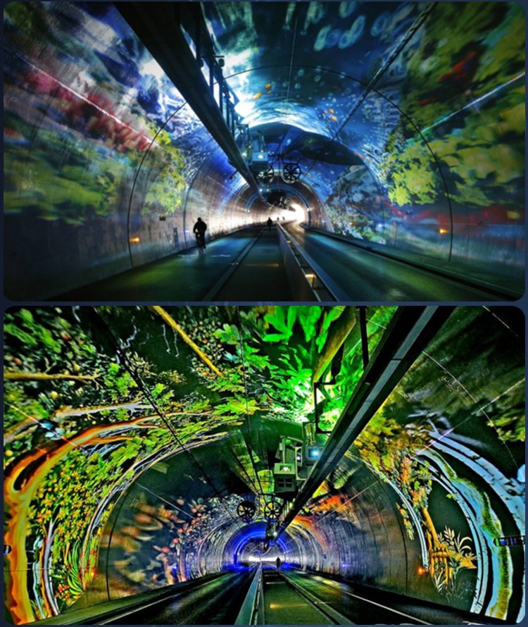 福州光影隧道投影解决方案