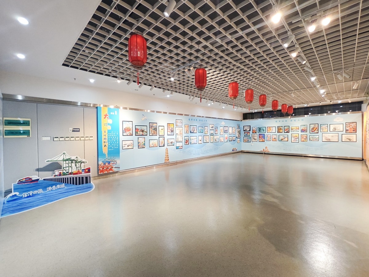2026航海日主题儿童画展布置