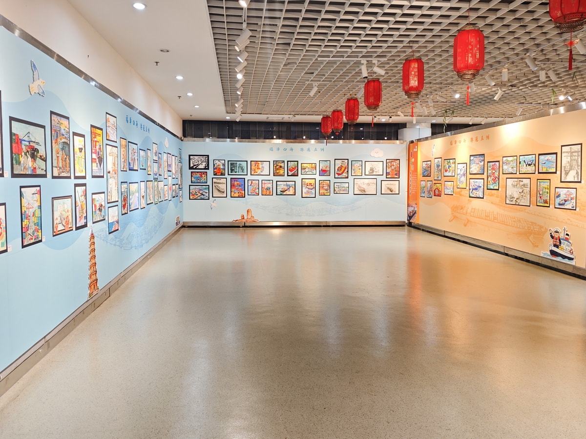 2026航海日主题儿童画展布置