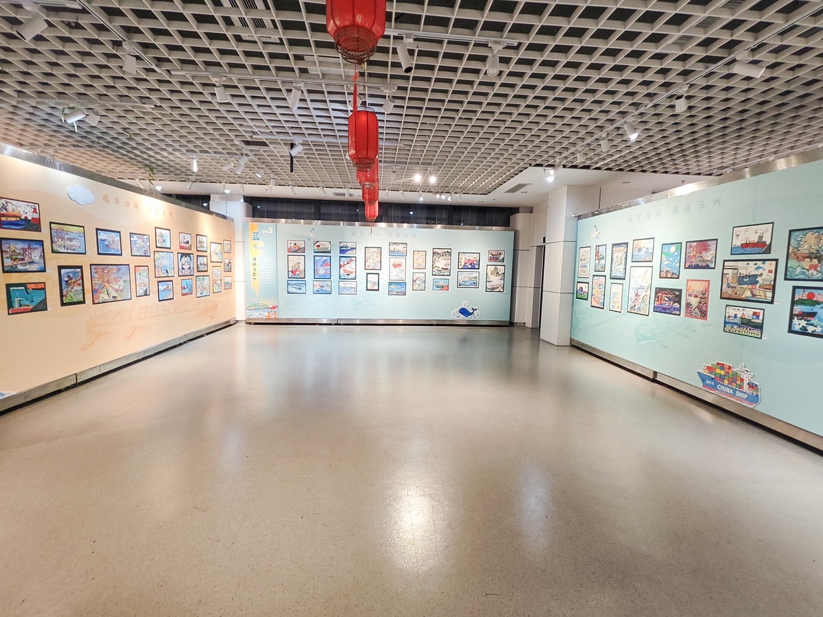 2026航海日主题儿童画展布置