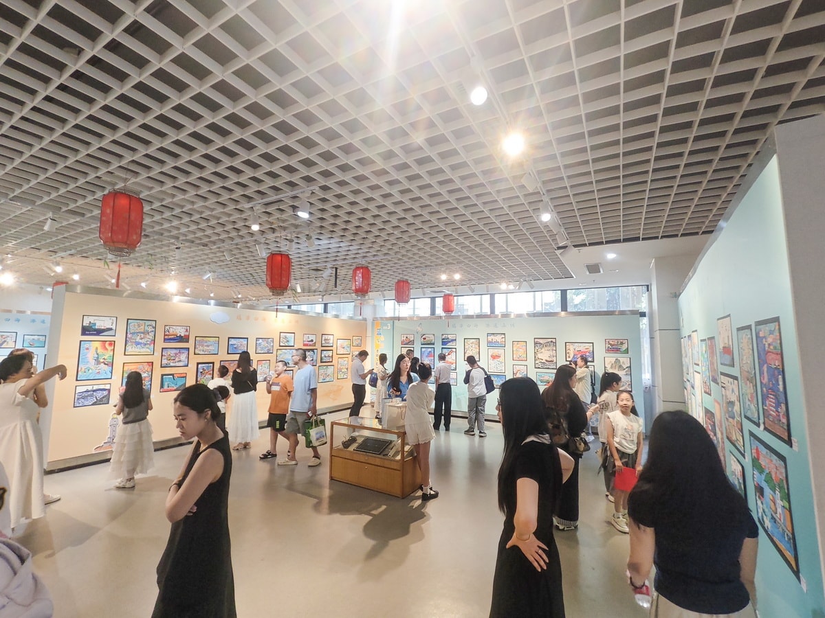 2026航海日主题儿童画展布置
