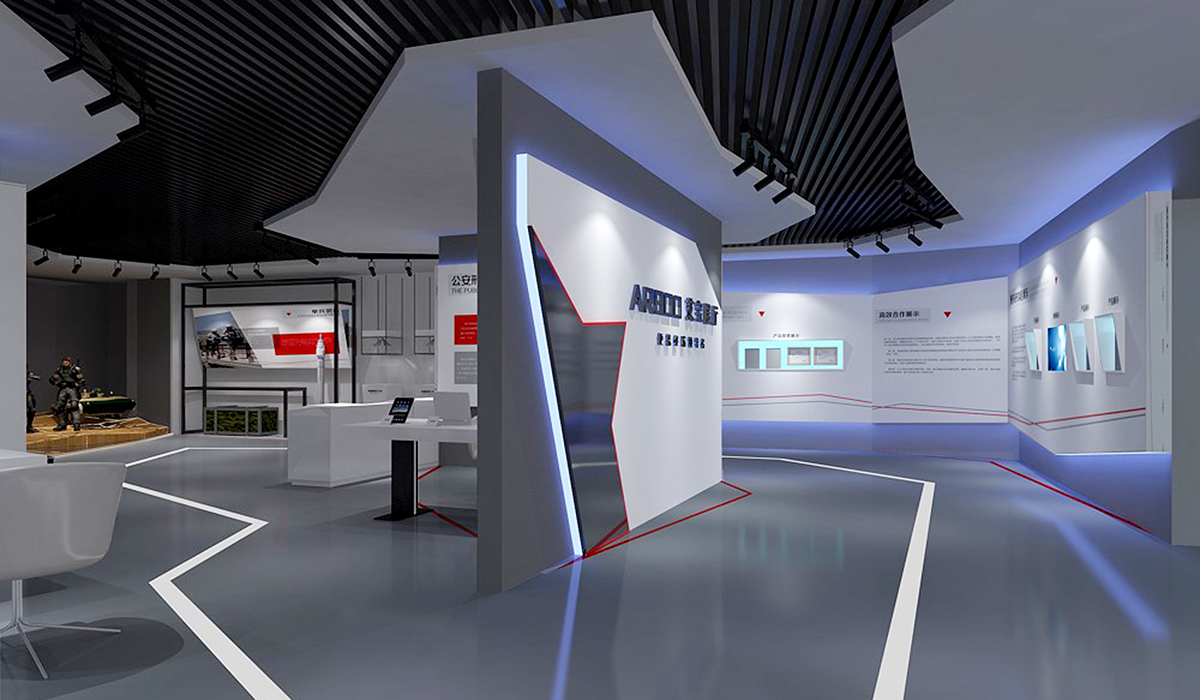福州艾斯科技企业展厅设计
